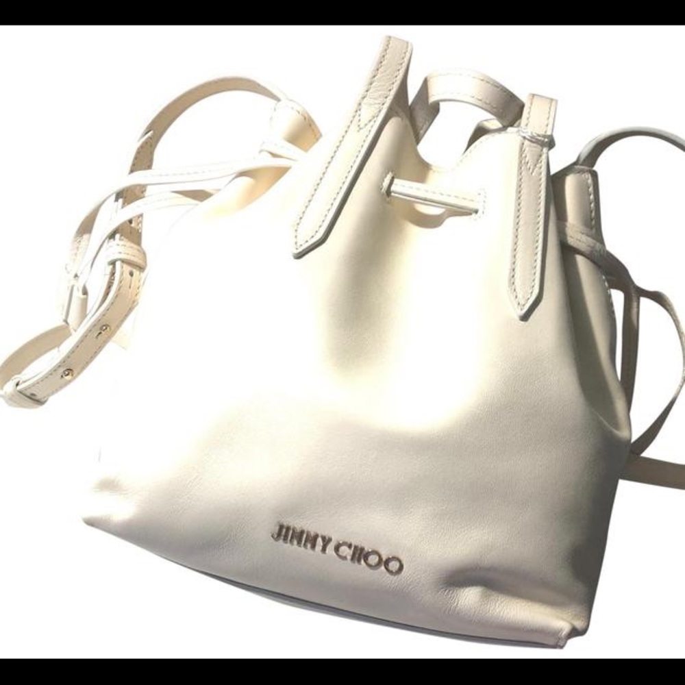 Jimmy choo barra bucket bag medium